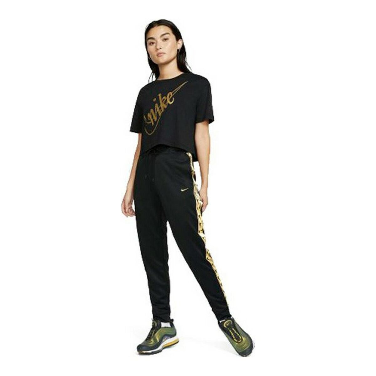 Long Sports Trousers Nike Sportswear Lady Black