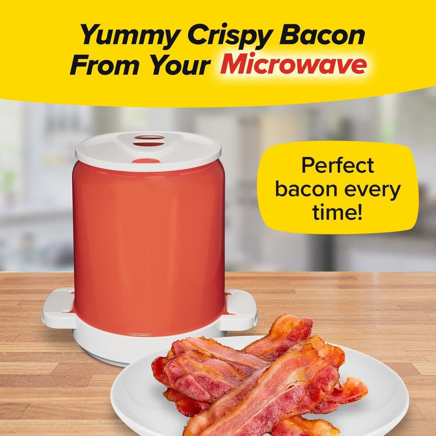 Yummy Can Bacon Microwave Oven Barbecue Rack Bacon Barbecue Plate Oven Barbecue Box Barbecue Jar
