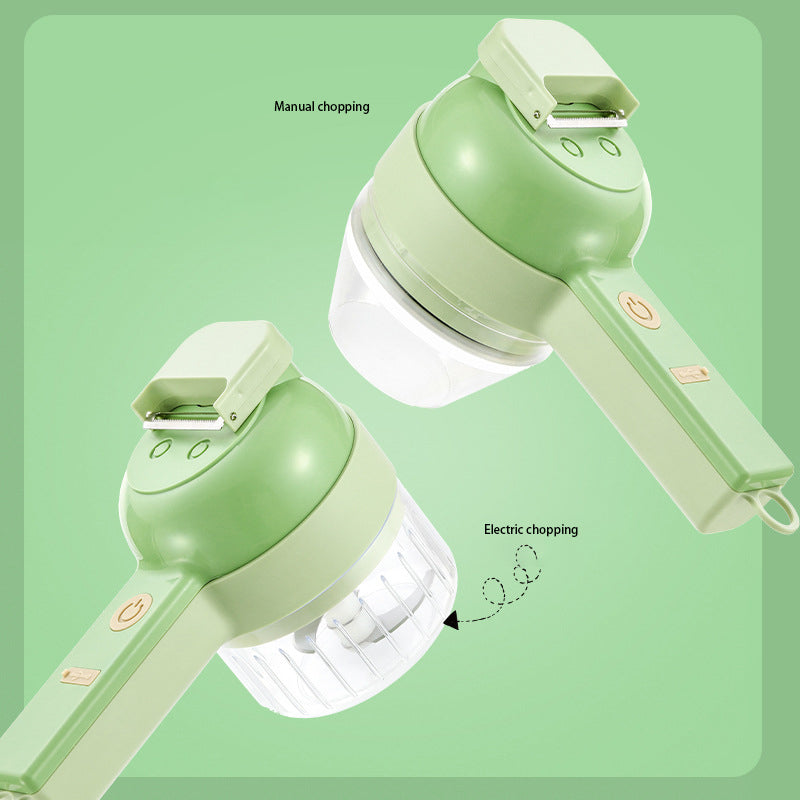 Gatling Vegetable Cutter Mini Wireless Electric Garlic Mud Artifact Garlic Crusher