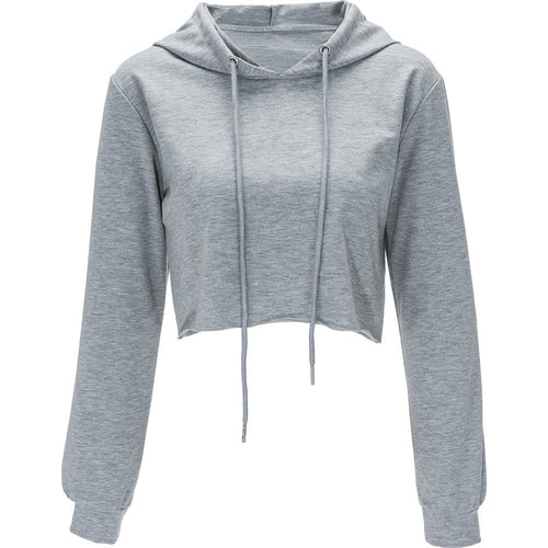 Wholesale Cotton Ladies Blank GYM Long Sleeve Tracksuit Crop Tops