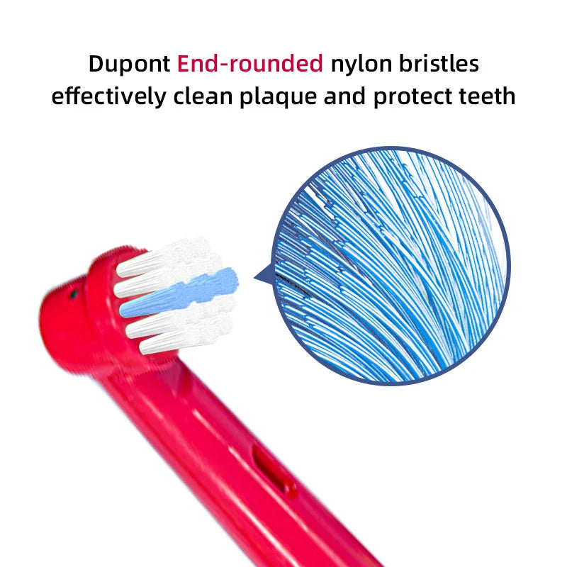 4pcs Replacement Kids Children Tooth Brush Heads For Oral-B Electric Toothbrush Fit Advance Power/Pro Health/Triumph/3D Excel