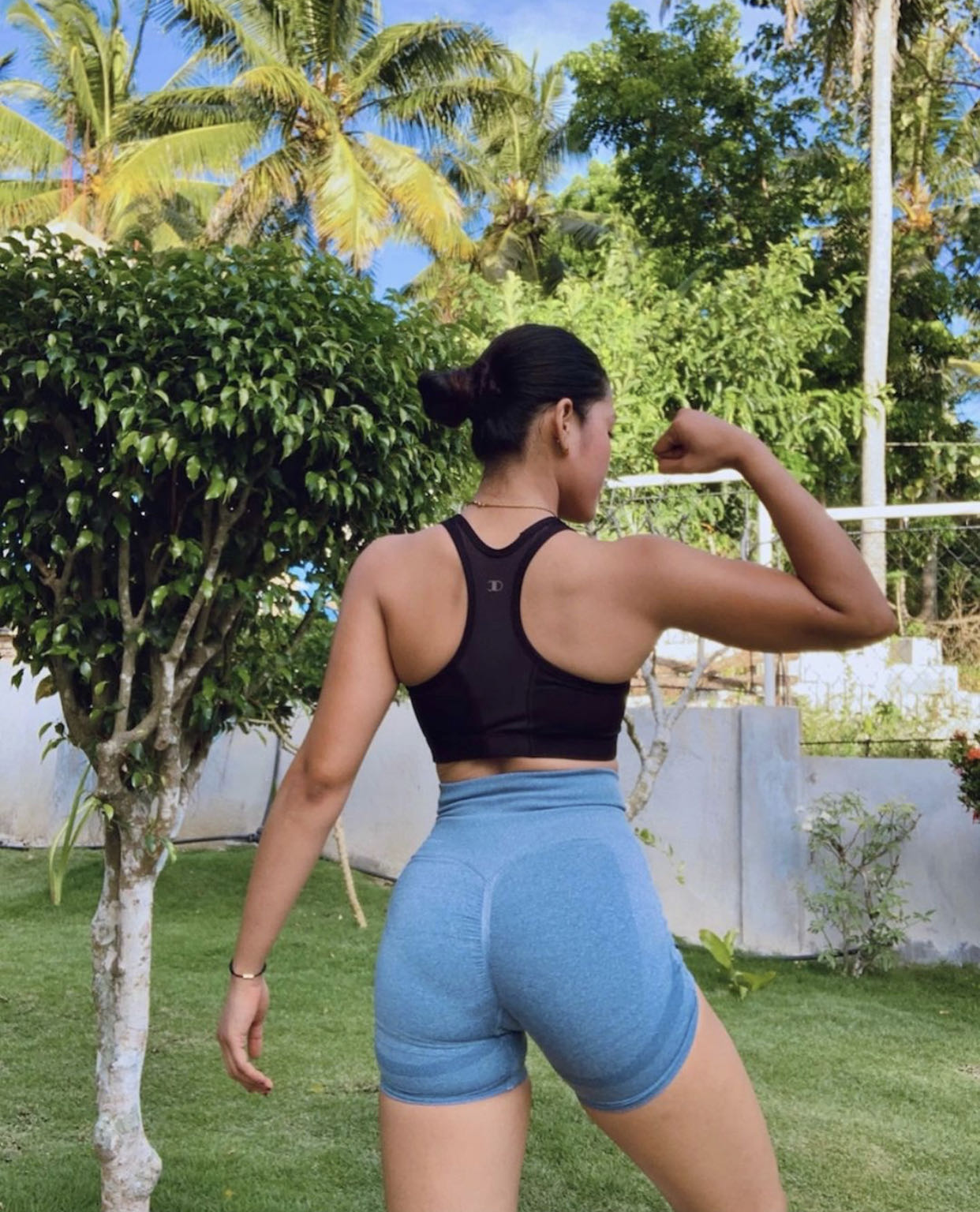Women Sports Butt Fit Gym Yoga Seamless Tight Fitness Short Leggings