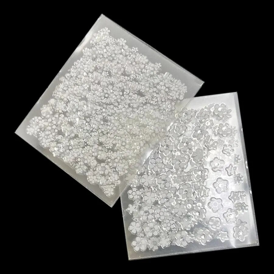 10 Pcs Sheets Nail Art Transfer Stickers 3D Design Manicure Tips Decal Decorations Hot Selling