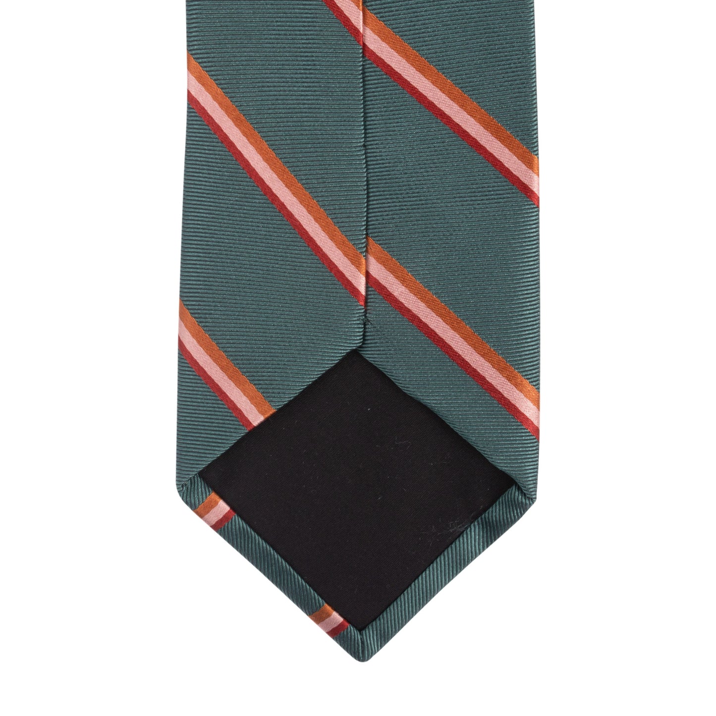 Monza Green Stripe Silk Tie
