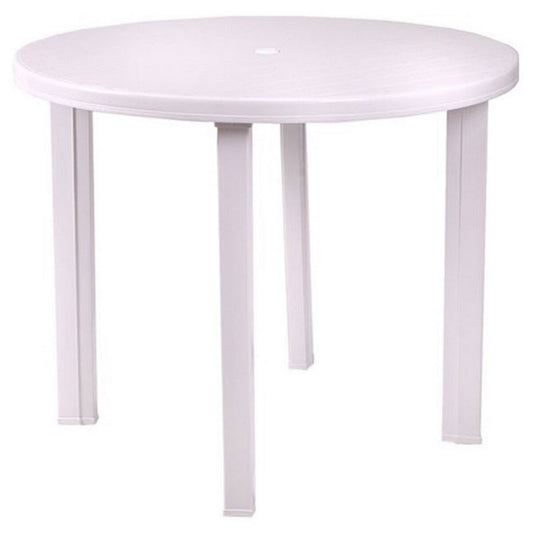 Table Circular Exterior White
