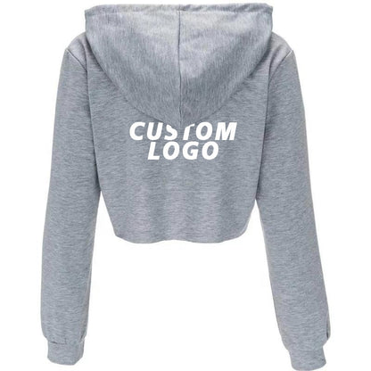 Wholesale Cotton Ladies Blank GYM Long Sleeve Tracksuit Crop Tops