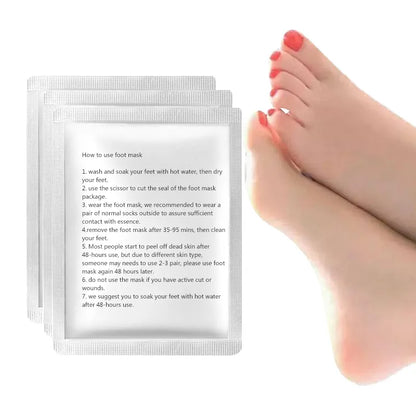 1Pack Peeling Feet Mask Exfoliating Socks Care Pedicure Socks Remove Dead Skin Cuticles Foot Mask Heel Socks for Pedicure