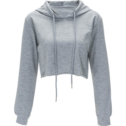 Wholesale Cotton Ladies Blank GYM Long Sleeve Tracksuit Crop Tops