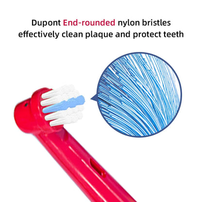 4pcs Replacement Kids Children Tooth Brush Heads For Oral-B Electric Toothbrush Fit Advance Power/Pro Health/Triumph/3D Excel