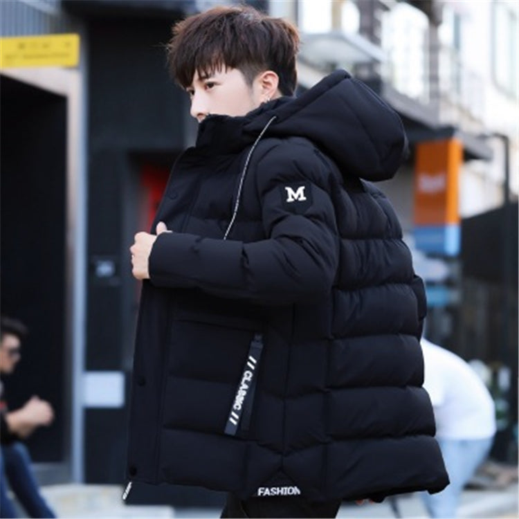 hot sale plus velvet thicken hooded windproof waterproof slim winter