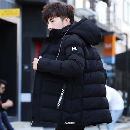 hot sale plus velvet thicken hooded windproof waterproof slim winter