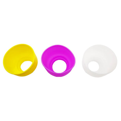 camaTech 3Pc Soft Replacement Suction Donut Sleeve Cover Rubber Seal For Most Penis Pump Enlarger Device Comfort Vacuum Cylinder
