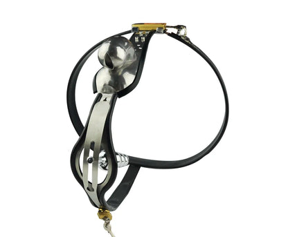 Stainless Steel Male Underwear Chastity Belt with Anal Plug,Chastity Cages,Chastity Device,Cock Cage,Penis Lock,Adult Game,A187