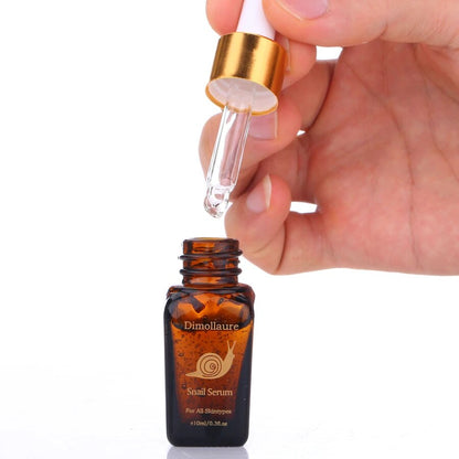 Dimollaure Snail Serum Hyaluronic Acid Essence Face Cream Moisturizing Acne Treatment Skin Care Repair Whitening Anti-Aging