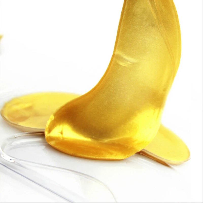 10pcs=5packs Gold Crystal Collagen Eye Mask Eye Patches Eye Mask For Face Care Dark Circles Remove Gel Mask for the Eyes