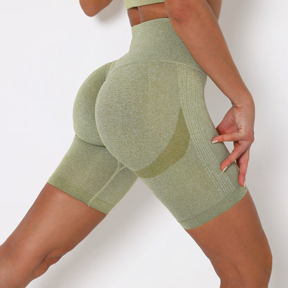 Women Sports Butt Fit Gym Yoga Seamless Tight Fitness Short Leggings