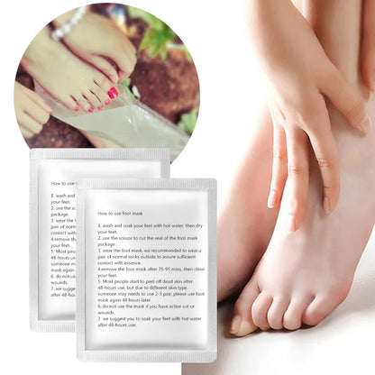 1Pack Peeling Feet Mask Exfoliating Socks Care Pedicure Socks Remove Dead Skin Cuticles Foot Mask Heel Socks for Pedicure