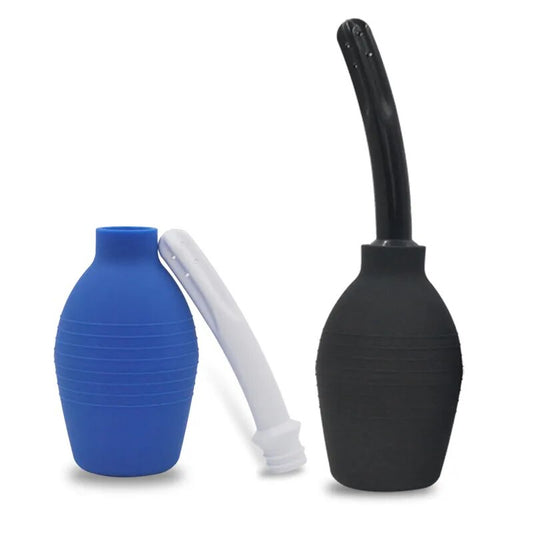 Medical Materials Enema Bulb Anal Cleaning Container Anal Vagina Cleaner Douche for Men Women Exotic Accessories Adult Games