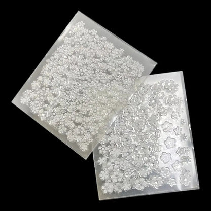 10 Pcs Sheets Nail Art Transfer Stickers 3D Design Manicure Tips Decal Decorations Hot Selling