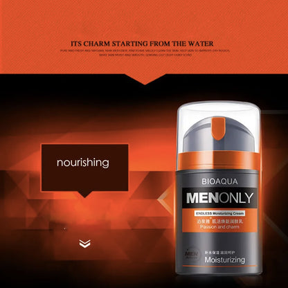 BIOAQUA Brand Men Skin Care Deep Hydrating Moisturizing Oil-control Whitening Face Cream Anti Wrinkle Anti-Aging Day Cream 50g