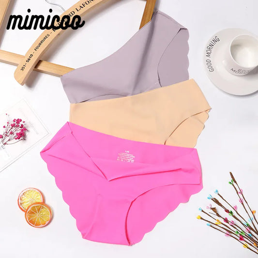 Women's Panties Seamless Underwear For Woman Sexy Lingerie Briefs Female Lingerie 3 Pcs/set Comfort Women Underwear