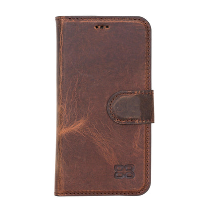 F360 Magnetic Detachable Leather Wallet Cases for Apple iPhone 12