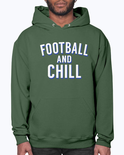 Football and Chill - Sports- Hoodie