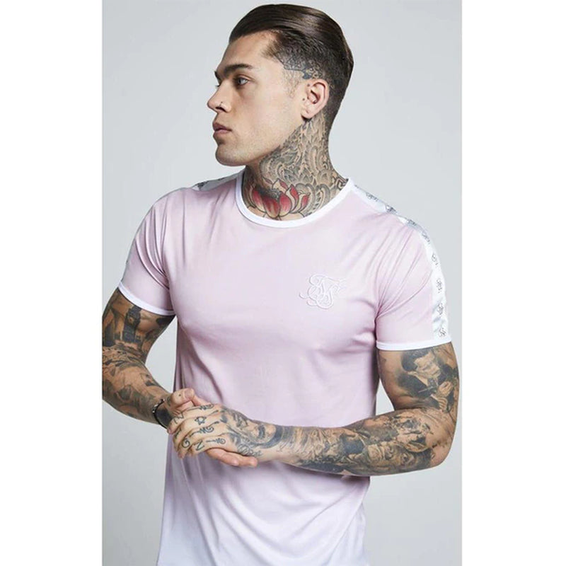 Mens Sik Silk Men T-Shirt Casual Male Tshirts Summer Siksilk Man Tshirt Streetwear Brand Clothing Tee Tops Silk Silk T Shirt Men