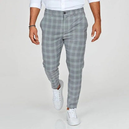 Mid Waist Button Trouser