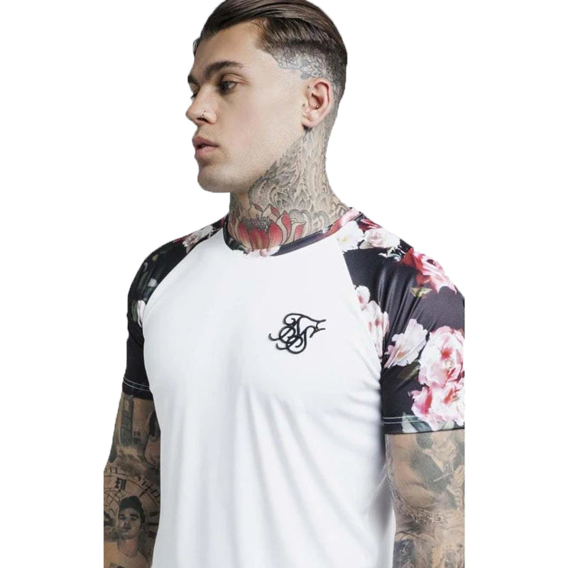 Mens Sik Silk Men T-Shirt Casual Male Tshirts Summer Siksilk Man Tshirt Streetwear Brand Clothing Tee Tops Silk Silk T Shirt Men
